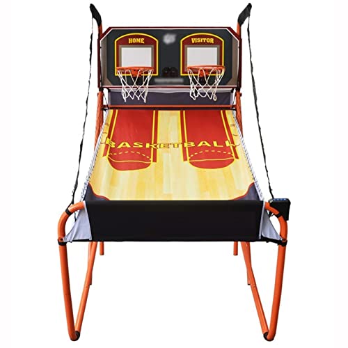 Liroma Electronic Scoring Basketball Hoop With Scoreboard And 5 Basketballs And Pump For 2 Players With 8 Game Modes Home Entertainment Basketball Game Arcade Table Games #TOP7
