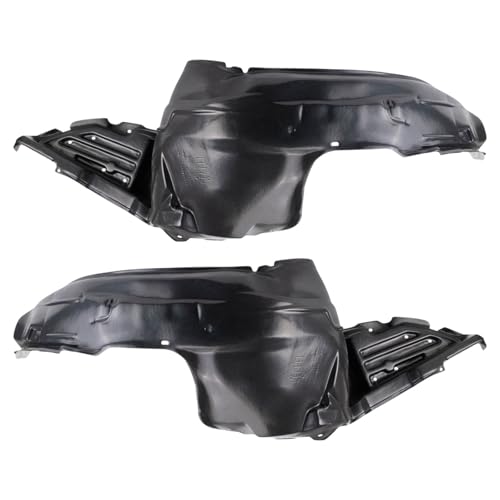 Image of TRQ Front Inner Fender Liner Set Compatible with 2005-2009 Subaru Outback SU1250102 SU1251102