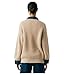 BLANKNYC Women's Sweater Shirt Jacket with Denim Detail