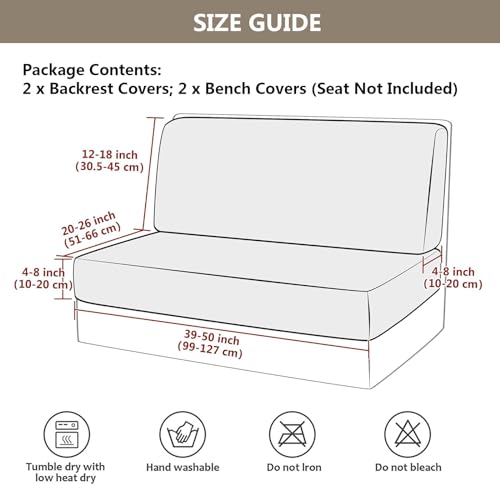 Housse de coussin camping-car de qualité supérieure extensible - 8