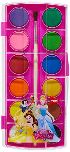 Aquarela Princesas, Disney, 7897476686370, Multicor, pacote de 12