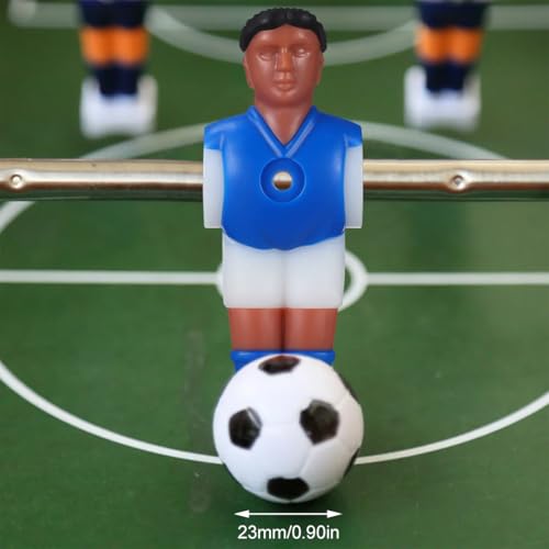 YAFLUG 12 Stück Tischkicker Bälle und Tischfußball Bälle, Premium Harz Ersatzbälle mit Klassischem Design, Erstklassig für Tischfußballspiele und als Dekorative Zimmerdekoration in Wohnung oder Büro