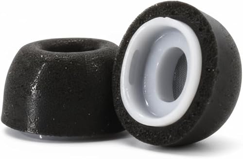 Miniatura 15 de Dekoni Bulletz - Almohadillas de espuma viscoelástica para AirPods Pro y AirPods Pro 2, almohadillas de repuesto (gris medio, paquete de 3)