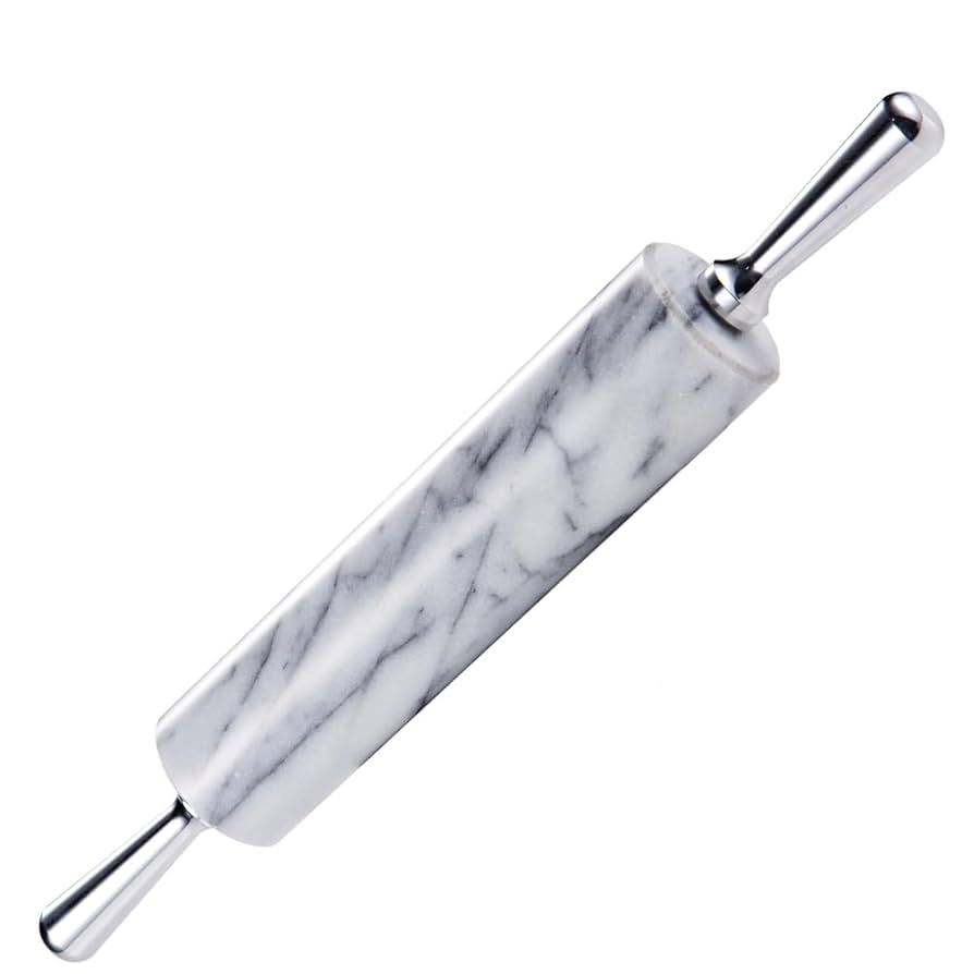 台湾JEmarble 大理石ハンドルめん棒 Amazon | 台湾JEmarble大理石ハンドル麺棒-白/木柄麵棍 Rolling
