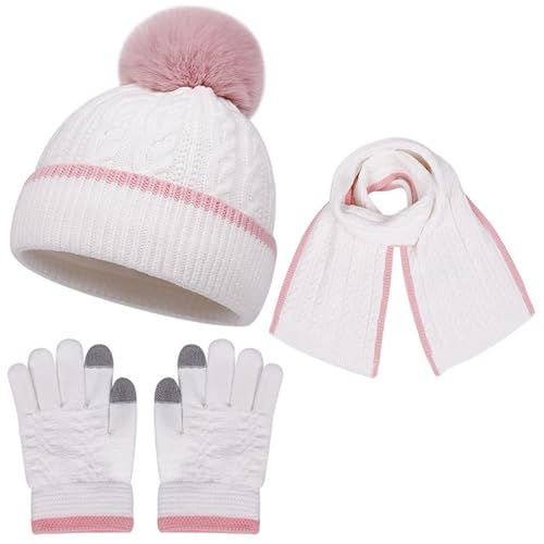 Ensemble bonnet écharpe gant bébé contre le froid et les irritations