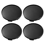 ACROPIX 68mm Dia 6 Clips Wheel Tyre Center Hub Caps Cover for Car Black - Pack of 4
