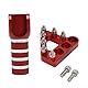 Motorrad Schalthebel und Bremshebel Schrittspitze Kit,Hinten Bremspedal Schalthebelpedal für 125-530cc SX EXC XCF XC XCW SXF SMR 690SMCR 690ENDURO SUPERMOTOR-Rot
