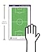 The Coacher Soccer Premium Dry Erase Magnetic Coaching Coach Board Clipboard - Made in The USA - Double-Sided - Training Aids Supplies Equipment Gear (No Magnets), C-4000