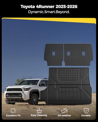 Image of 3W Cargo Mat for Toyota 4Runner 2025 2026 SR5 /TRD /Limited Non-Hybrid