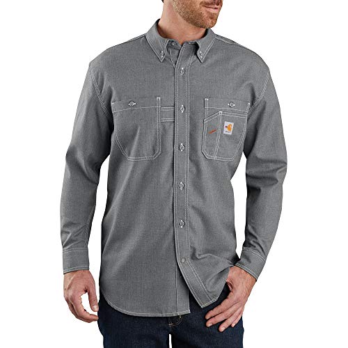 Image of Carhartt Men's Flame Resistant Force Original Fit Long-Sleeve Shirt