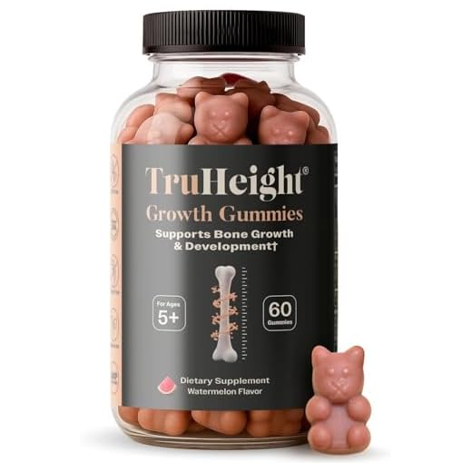 TruHeight Gummies - Natural Height Growth Supplement for Kids & Teens - Pediatric Recommended Height Maximizer with Ashwaganda & Calcium - Height Increase Vitamins, Bone Strength, Grow Taller, Ages 5+
