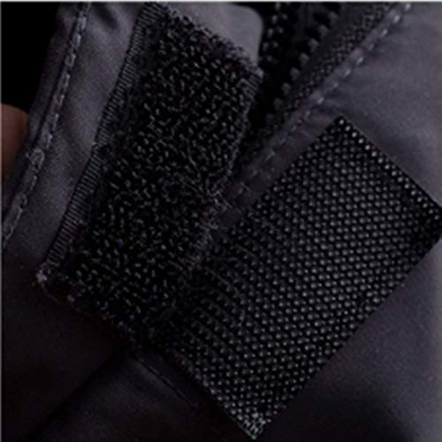 Minghaoda Sew on Hook and Loop Style 1 Inch Non-Adhesive Back Nylon Strips Fabric Fastener Non-Adhesive Interlocking Tape Black, 5 Yard - Thumbnail 3