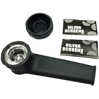 Silicone Pipe Silicone Straw Pipe，Easy to Clean Portable Personal Items, a Great Gift! (Black)