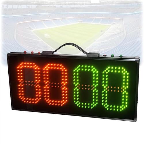 Marcador LED portátil para fútbol con funciones de sustitución miniatura 1