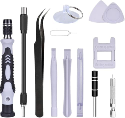 Busstier 115 Parça Elektronik Tornavida Seti, Manyetik Uçlu Onarım Kiti, Dizüstü, Telefon ve Saat Tamiri İçin Profesyonel Tamir Seti - Görsel 2