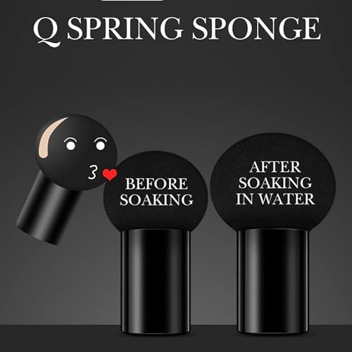 Mushroom Head Air Cushion CC Cream, Crema correctora y hidratante, base de cobertura completa, BB Crea-m de larga duración con esponja de hongos - imagen 5