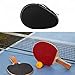Yiju Table Tennis Racket Cover Carrying Bag Protect Cover Table Tennis Storage Bag for Travel Competition, Black