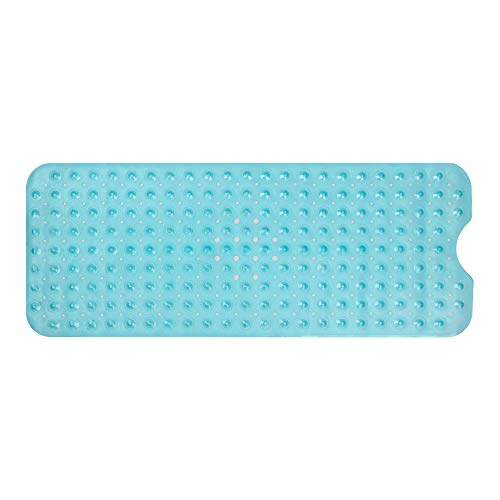 YDXC Artículos de baño Longitud Resbaladizo Resbaladizo Ventosa Cojín Impermeable Ducha F. Alfombra de bañera(Green)