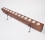 Large Sugar Mold Complete Candleholder Set-Natural-12 Hole