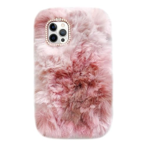Coque iPhone 16 Pro Max silicone rose Guppy premium avec strass effet diamant précieux