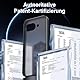 FLLAO Matt Handyhülle für Google Pixel 9a Hülle und 2 Schutzfolie, mit Kameraschutz [Militärnorm Schutz] urchscheinende PC Rückseite TPU Bumper Hülle für Google Pixel 9a- Schwarz