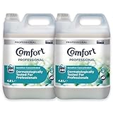 Comfort Professional Sensitive Concentrated Fabric Softener 4.8L (Pack of 2) - 480 Washes | Long-Lasting Freshness for Your Laundry | Detergent | Anti-Static & Hypoallergenic