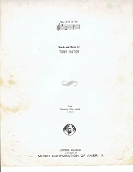 Downtown Sheet Music. Petula Clark Cover