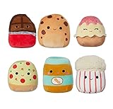 Squishmallows 2022 Snack Squad 5" Mini Plush Doll Toy (Set of 6)