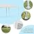 Tangkula 10 x 20 Feet Canopy Tent, Waterproof Wedding Canopy with Wind Rope, Outdoor Shelter Pavilion for Parties, Commercial Activity, Camping, Heavy Duty White Party Tent for Family Friends