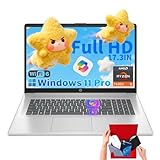 HP 17inch Laptop Business, 17.3' FHD IPS, AMD Ryzen 5 7430U (Up to 4.3GHz), 32GB RAM, 1TB SSD, Windows 11 Pro, Wi-Fi 6, Numeric Keypad, AI Copilot, Office 365 for Web