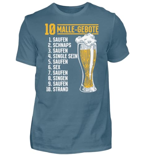 T-shirt Mallorca homme 3XL bleu pierre pour rester à l'aise durant les fortes chaleurs