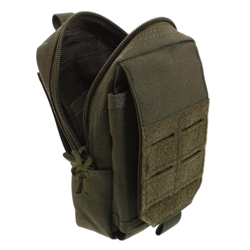 WOFASHPURET Hiking Belt Bag for Men with Quick Access Phone Slot Secure Belt Attachment and Expanded Storage for Tools and Gear