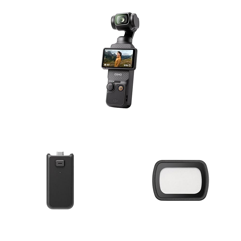 DJI osmo pocket 3 combo ブラックミストフィルター付き Amazon | DJI アクションカメラ Osmo Pocket 3 長時間撮影コンボ
