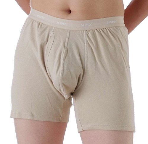 MSPEC Men's Knit Boxers 3D-Crotch Breathable/Comfortable MS-042