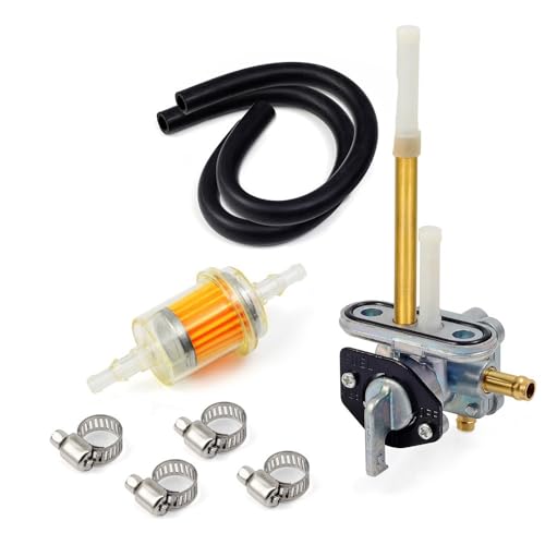 Robinet d'essence petcock de rechange pour réservoir de moto 500cc de 1985 à 2009