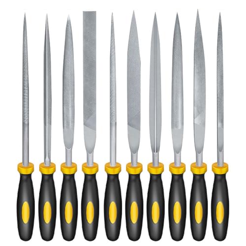 10 Pcs Metal File, Metal Files for Steel, File Set, Metal Files, Needle Files, Needle File Set, File Set for Metal, Metal File Set for Metal, Wood, Glass, Plastic, Leather, Jewelry DIY Project 1 10 Pcs Metal File, Metal Files for Steel, File Set, Metal Files, Needle Files, Needle File Set, File Set for Metal, Metal File Set for Metal, Wood, Glass, Plastic, Leather, Jewelry DIY Project