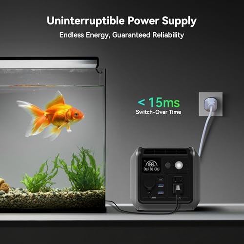 Image of Dabbsson 768Wh Portable Power Station,Solar Generator,Up to 900W AC Output,1.5X Extended Runtime,Recharge 100% in 1.6 Hrs, 600L Semi-Solid LiFePO4,EPS,100W USB-C,for Camping RV Home