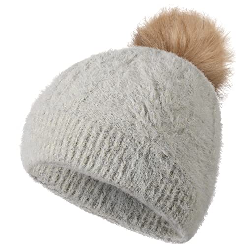 Bonnet ski femme doublé polaire pour stopper le froid aux oreilles en hiver