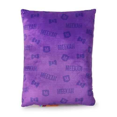Image of Jay Franco Snuggle Pillow - 15 Inch Kids Ultra-Soft Stuffed Plushie & Cozy Throw Pillow, Official Licensed Character Cushion, Purple - Meekah