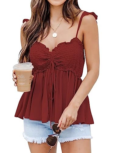 Poetsky Sommer-Strand-Tanks für Damen, sexy Ausgeh-Top, niedliches...