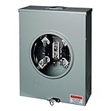 Square D by Schneider Electric UHTRS212B 200A Ringless Meter Socket With Horn Bypass (4-Jaw)