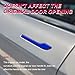 Suvnie 4 PCS Car Door Handle Sticker, Anti-Scratch Door Handle Reflective Decal Wrap Kit, Waterproof Side Door Handle Decorative Protector Compatible with Model 3 Model Y (Blue)