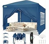 COBIZI Pavillon 3x3 Faltpavillon Wasserdicht Stabil Winterfest Faltbar Partyzelt mit 4 Seitenteilen...