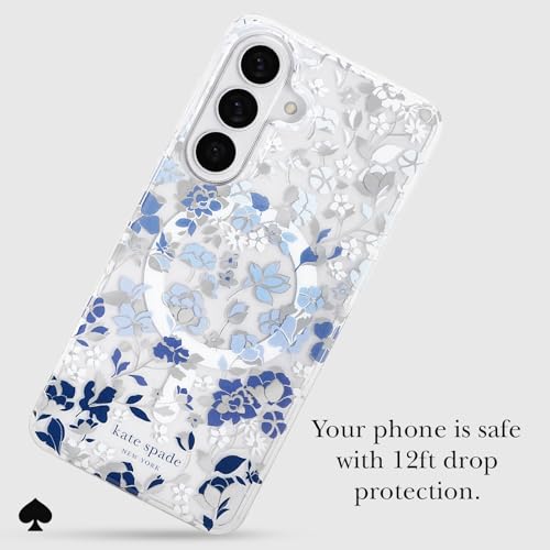kate spade new york Samsung Galaxy S26 Case - Flowerbed Blue Gems - image 3