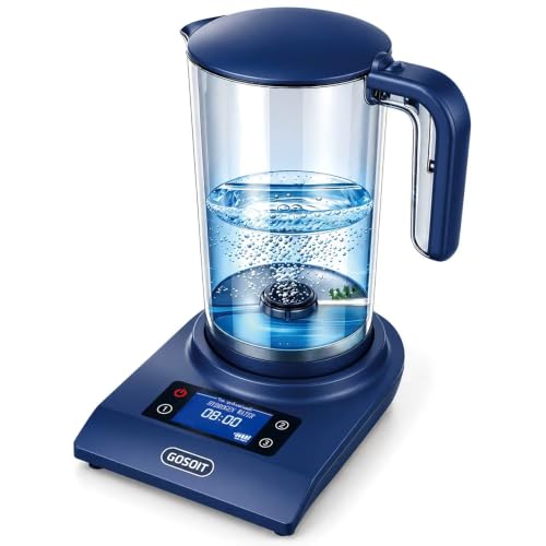 Bouteille d'eau hydrogénée GOSOIT, générateur 2000ML/70oz, technologie SPE et PEM
