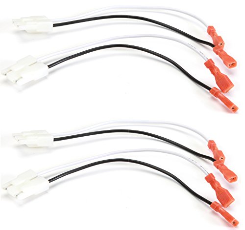 Metra (2) Pair of 4 Total Speaker Wire Adapters for GMC Vehicles - Silver Copper Speaker Adapters