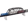 HO KIT Code 100 18 Through Truss Bridge, Black