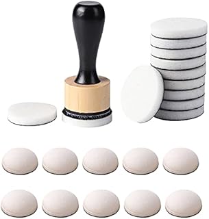 CYFUN DESIGN Mini Ink Paints Mixing Blending Tools with Foams Replacement Refill Foam Set Painting Drawing Art Supplies Handle Ink Tools Crafting Project Scrapbooking Supplies