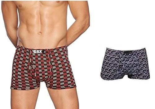 gsxmol Latest Mens Desire Printed Mini Trunk Pack of 1 (Multicolour) 100% Pure Cotton-picture-40