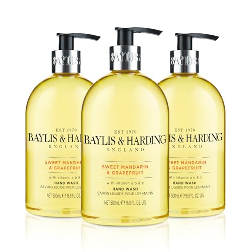 Baylis & Harding - Süßer Mandrin und Grapefruit Handwäsche, 3er Pack (3 x 500 ml)
